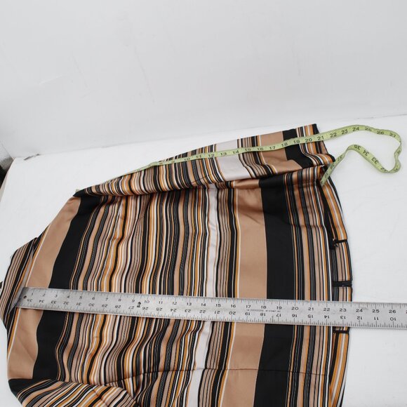 Lafayette 148 jacket women's Large full zip striped collared silk polyester - Picture 8 of 12